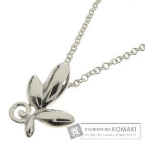 Tiffany Co Olive Leaf Necklace Silver
